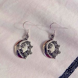 Sun and Moon Earrings - Made by Me